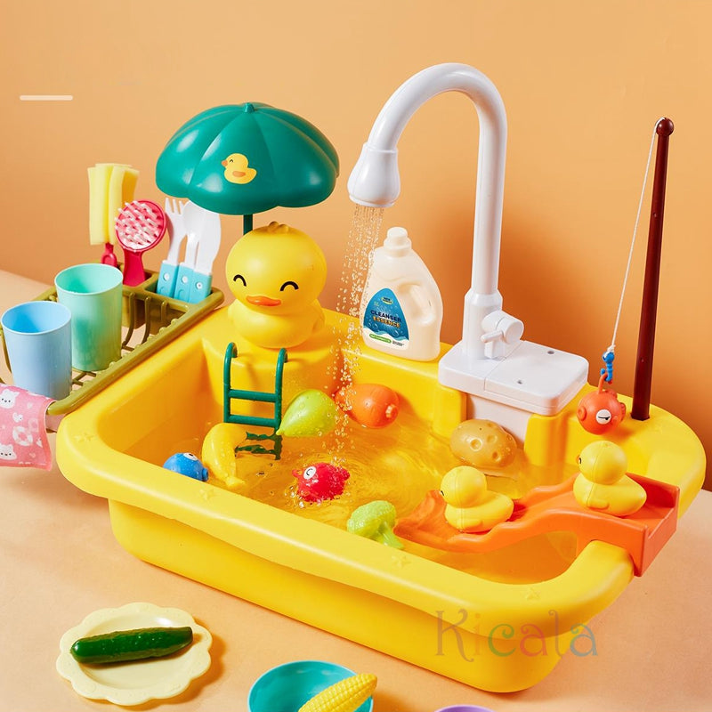 Kids Water Play Table Battery Powered Pump & Accessories
