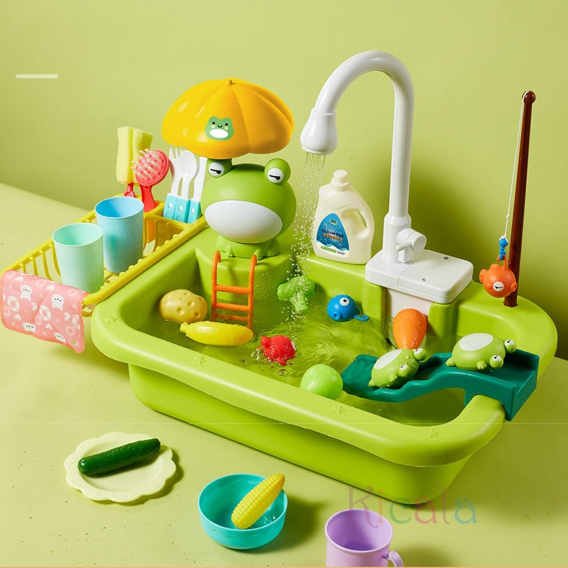 Kids Water Play Table Battery Powered Pump & Accessories
