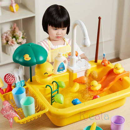 Kids Water Play Table Battery Powered Pump & Accessories
