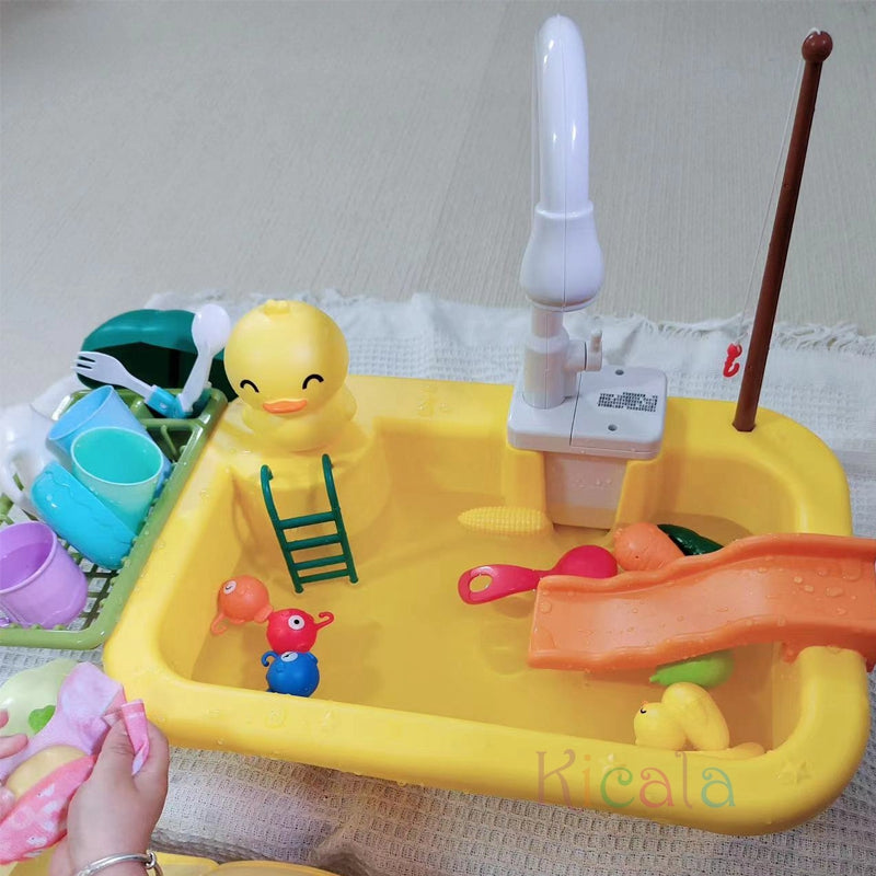 Kids Water Play Table Battery Powered Pump & Accessories