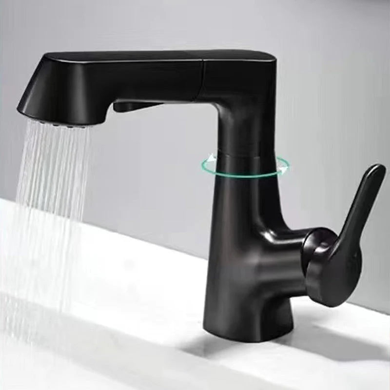 Kitchen Faucet 360° Swivel Pull-Out Spray Stainless Steel