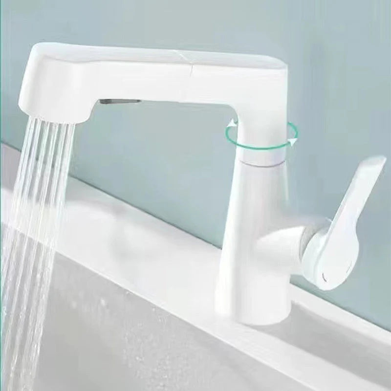 Kitchen Faucet 360° Swivel Pull-Out Spray Stainless Steel