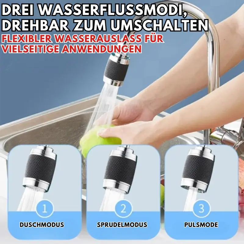 Kitchen Faucet Attachment 360-Degree Rotatable Anti-Splash Universal Fit