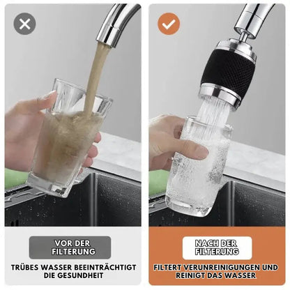 Kitchen Faucet Attachment 360-Degree Rotatable Anti-Splash Universal Fit