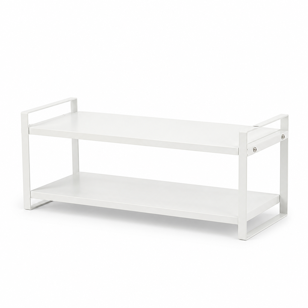 Kitchen Organizer Two-Tier Adjustable Powder-Coated Steel
