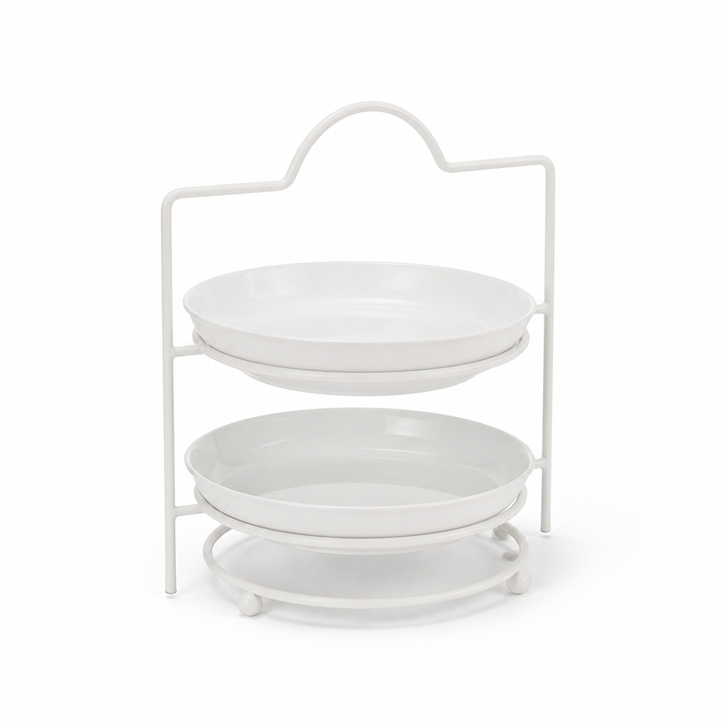 Kitchen Prep Rack Space-Saving Multi-Tier Metal
