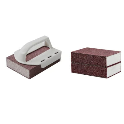 Kitchen Sponge Ergonomic Handle Nano-Carbide Scrub