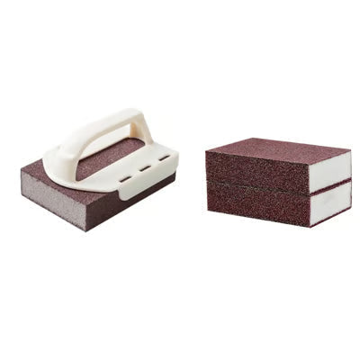 Kitchen Sponge Ergonomic Handle Nano-Carbide Scrub