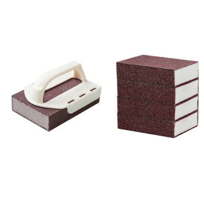 Kitchen Sponge Ergonomic Handle Nano-Carbide Scrub