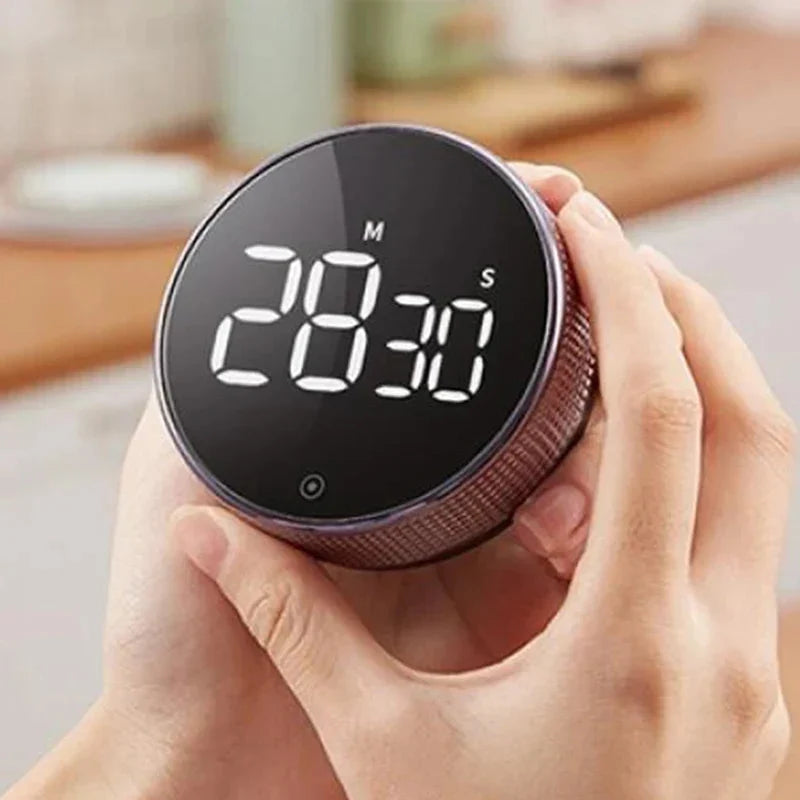 Kitchen Timer Large LCD Countdown & Stopwatch Magnetic Back