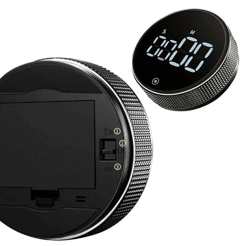 Kitchen Timer Large LCD Countdown & Stopwatch Magnetic Back