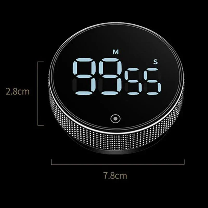 Kitchen Timer Large LCD Countdown & Stopwatch Magnetic Back