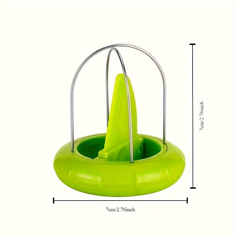 Kiwi Slicer Stainless Steel Blades & Ergonomic Non-Slip Grip