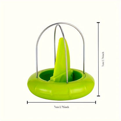 Kiwi Slicer Stainless Steel Blades & Ergonomic Non-Slip Grip