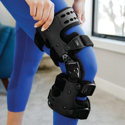Knee Brace Adjustable Hinge Quick-Release Fits Left & Right
