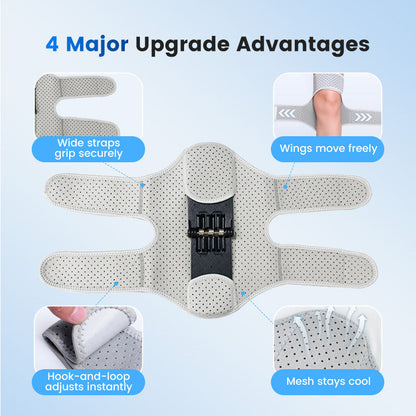 Knee Brace Adjustable Straps Breathable Stabilizing Support