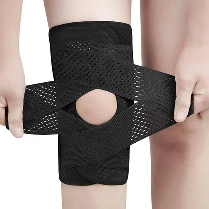 Knee Brace Open Patella Adjustable V-Straps Breathable