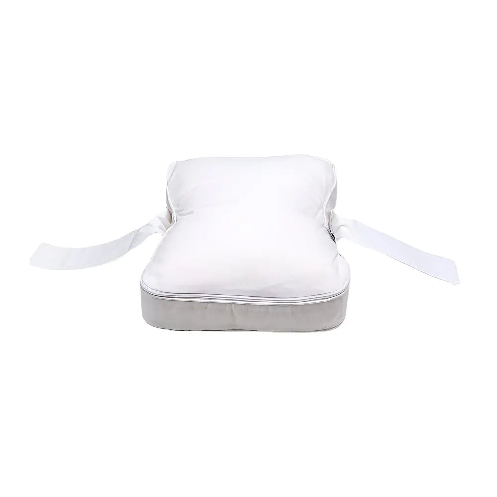 Knee Pillow Memory Foam Adjustable Velcro Strap Washable Cover