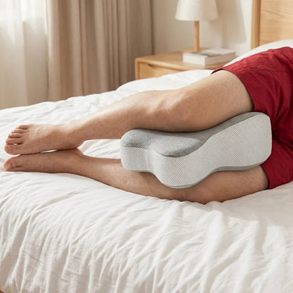 Knee Pillow Memory Foam Removable Cover & Strap Option