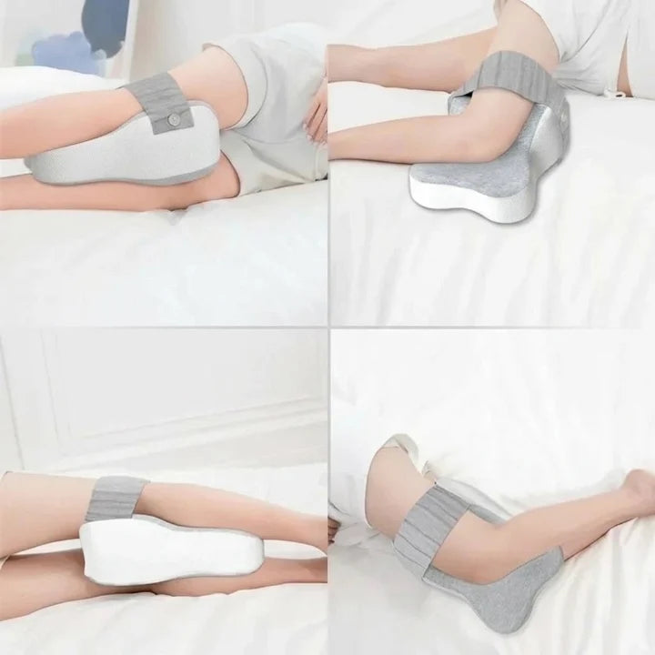 Knee Pillow Memory Foam Removable Cover & Strap Option