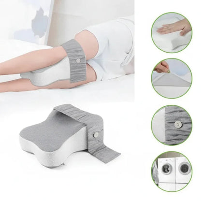 Knee Pillow Memory Foam Removable Cover & Strap Option