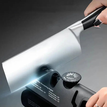 Knife Sharpener 4-in-1 Scissor Slot & Non-Slip Base