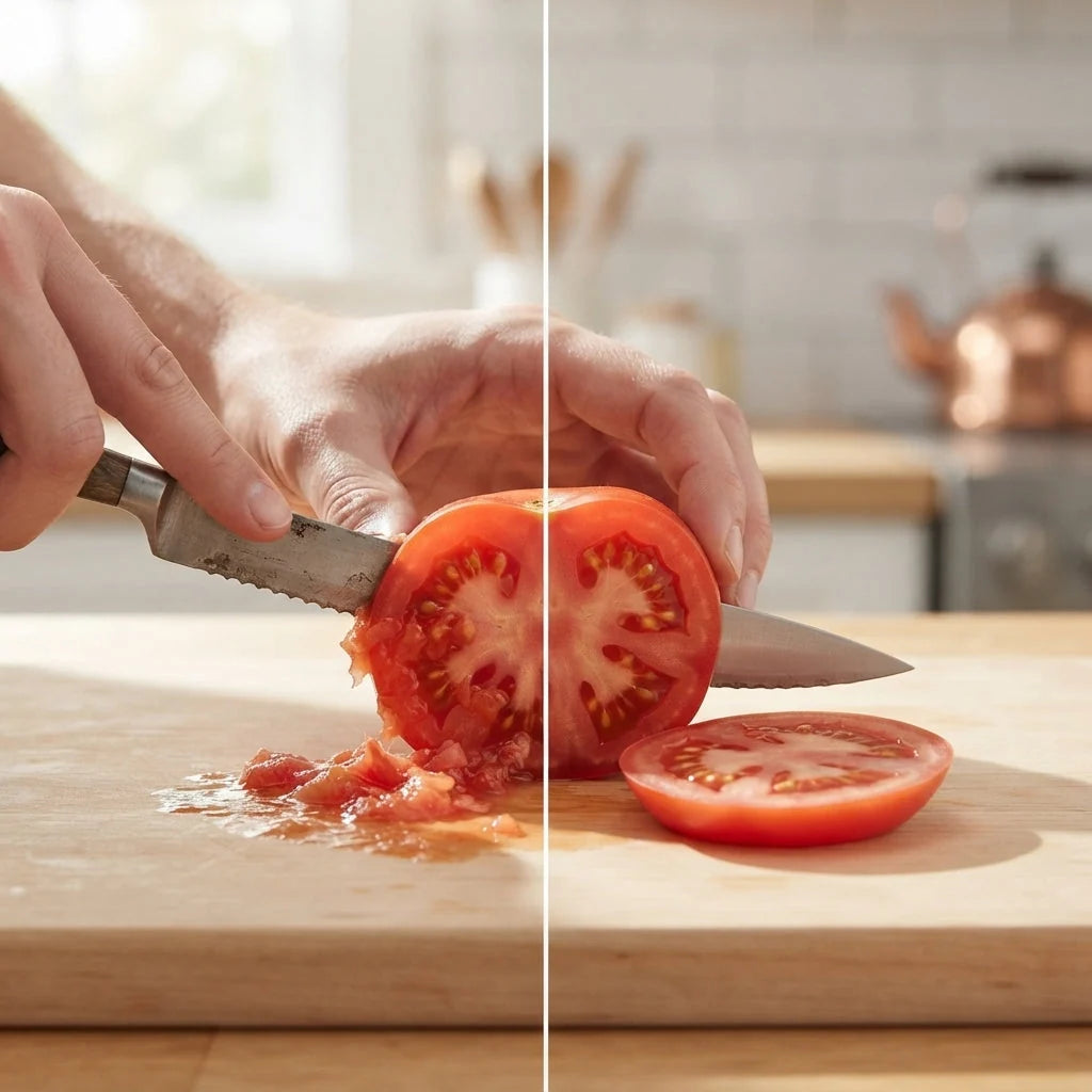 Knife Sharpener 4-in-1 Scissor Slot & Non-Slip Base