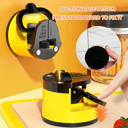 Knife Sharpener Tungsten Steel Suction-Cup Compact