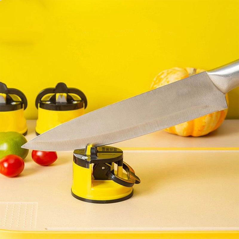 Knife Sharpener Tungsten Steel Suction-Cup Compact