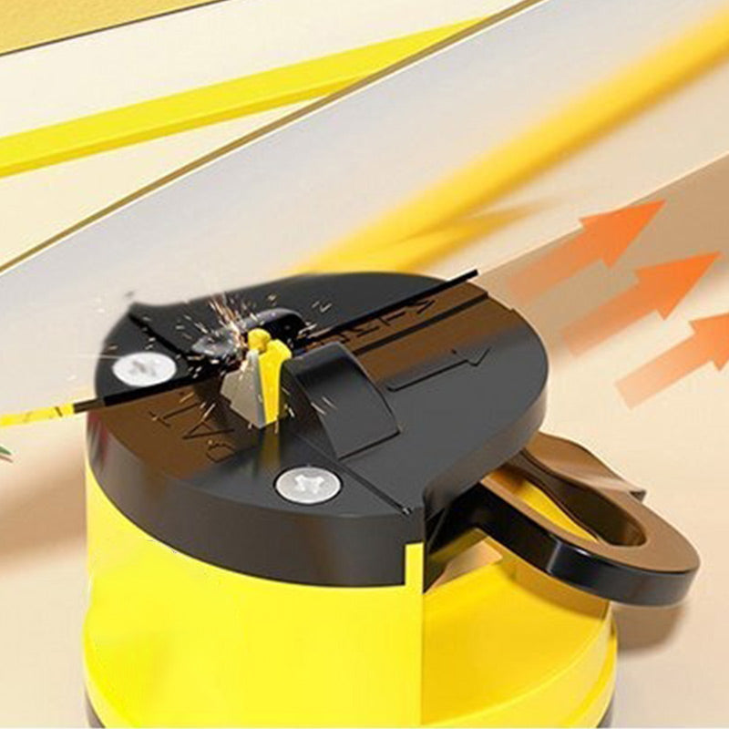 Knife Sharpener Tungsten Steel Suction-Cup Compact
