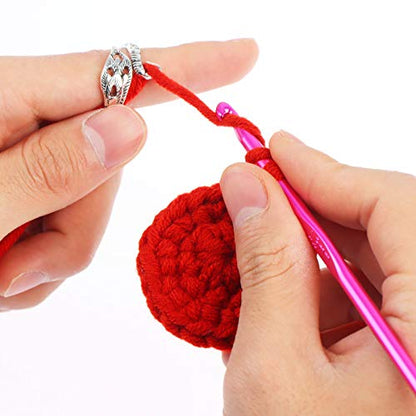 Knitting Ring Adjustable Metal Consistent Yarn Tension