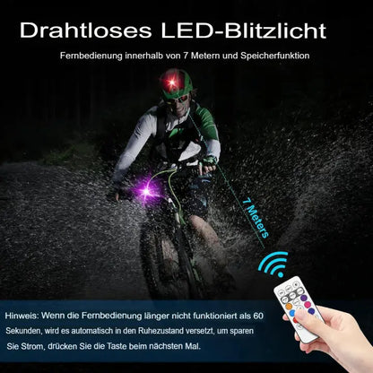LED Accent Lights Wireless RGB Remote Set of 4