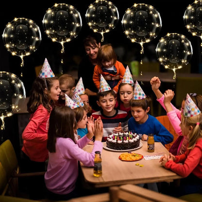 LED Balloons Warm White Battery-Powered Reusable