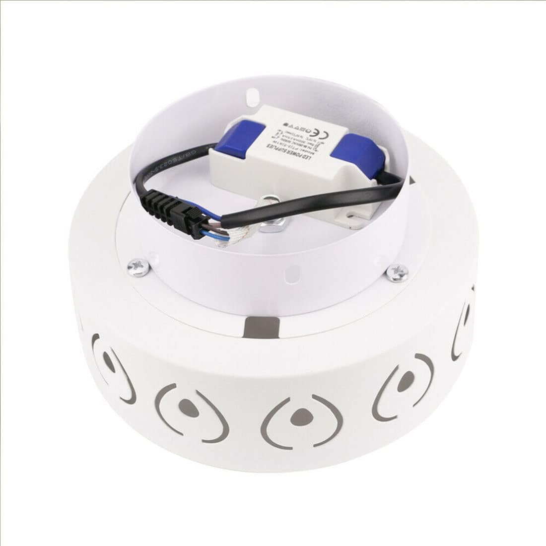 LED Ceiling Light Glare-Free Crystal-Effect Selectable Warm & Cool