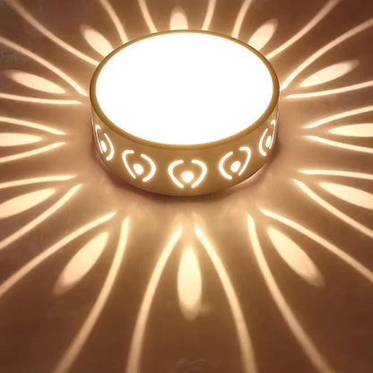 LED Ceiling Light Glare-Free Crystal-Effect Selectable Warm & Cool