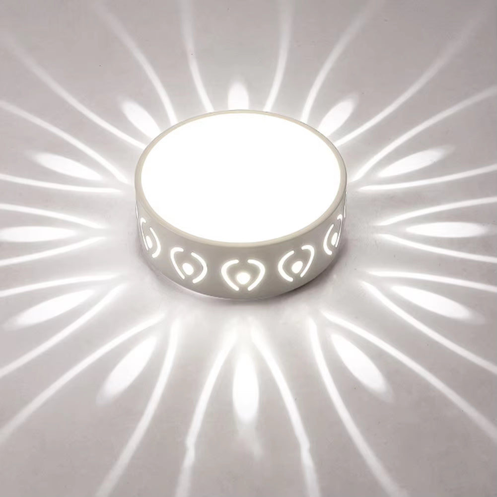LED Ceiling Light Glare-Free Crystal-Effect Selectable Warm & Cool