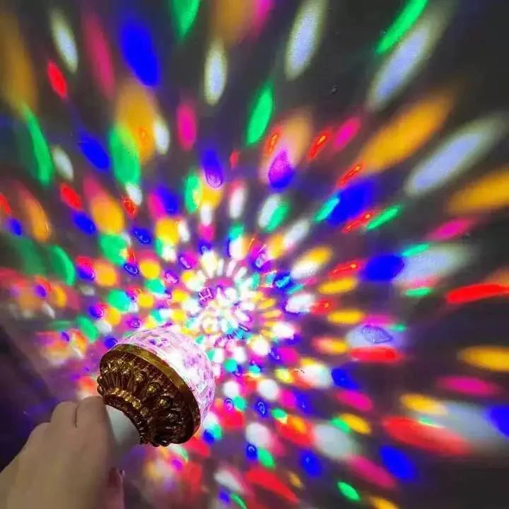 LED Disco Lamp Rotating RGB Strobe E27 Socket
