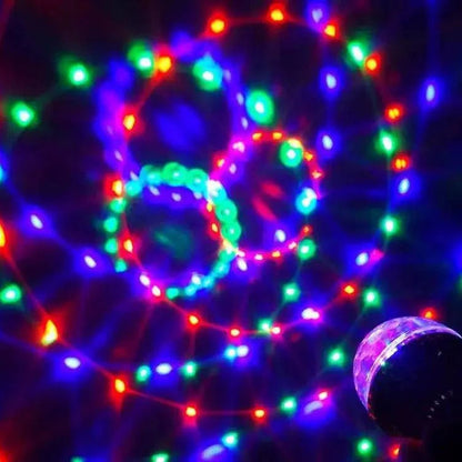 LED Disco Lamp Rotating RGB Strobe E27 Socket