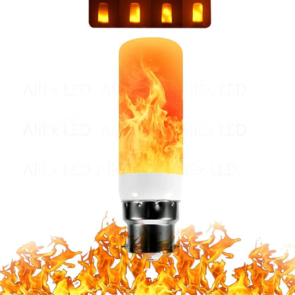 LED Flame Bulb E27 Realistic Warm Glow