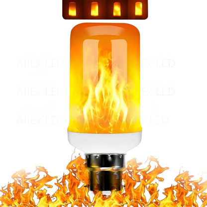 LED Flame Bulb E27 Realistic Warm Glow