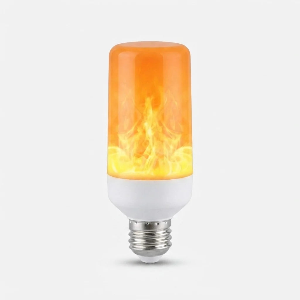 LED Flame Bulb E27 Realistic Warm Glow