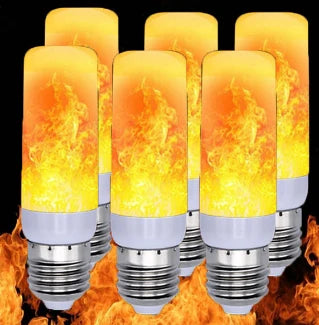 LED Flame Bulb E27 Realistic Warm Glow