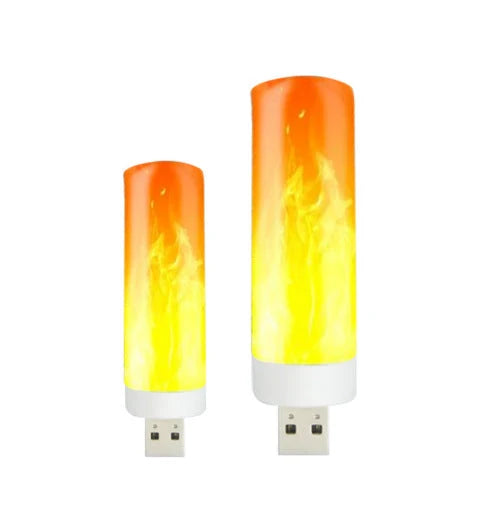 LED Flame Bulb E27 Realistic Warm Glow