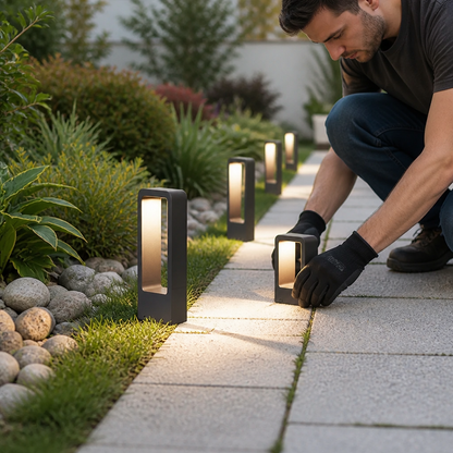 LED Ground Light Flat Recessed Weatherproof Aluminum Warm White