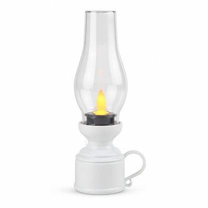 LED Lantern Realistic Flame Battery Operated Indoor & Outdoor