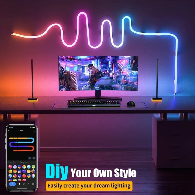 LED Light Strip Flexible Silicone Music Reactive App Control