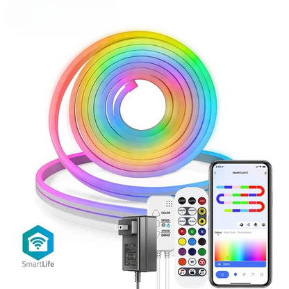 LED Light Strip Flexible Silicone Music Reactive App Control
