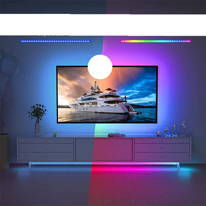 LED Light Strip Music-Reactive RGB Bluetooth App & Remote