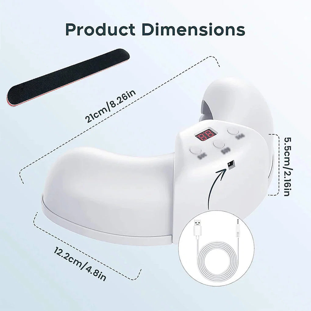LED Nail Lamp USB Powered Auto Shutoff