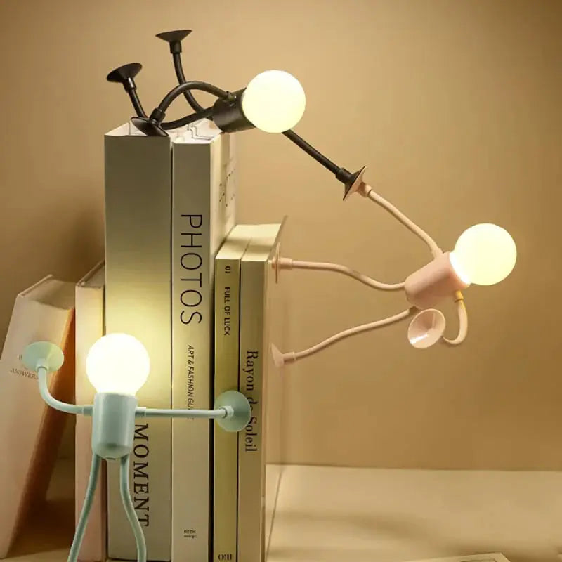 LED Night Light Flexible Suction Cups USB Rechargeable